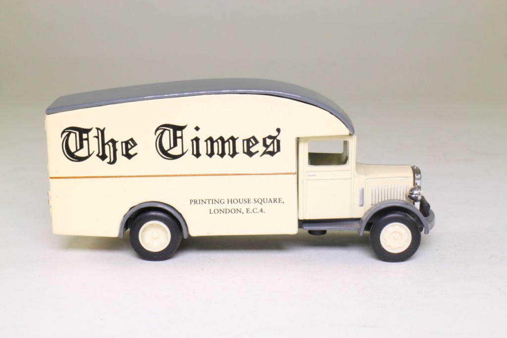 Matchbox Collectibles YPP02; 1931 Morris Courier Van; The London Times